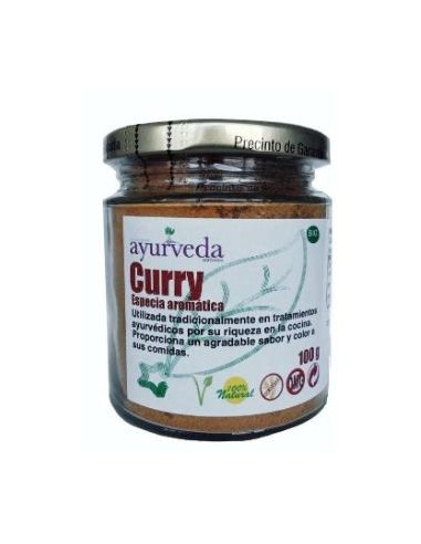 Curry 100 G Sin Stock de Ayurveda Autentico