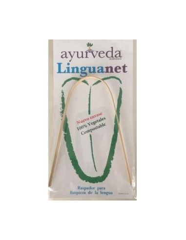 Linguanet De Acero Bambu de Ayurveda Autentico