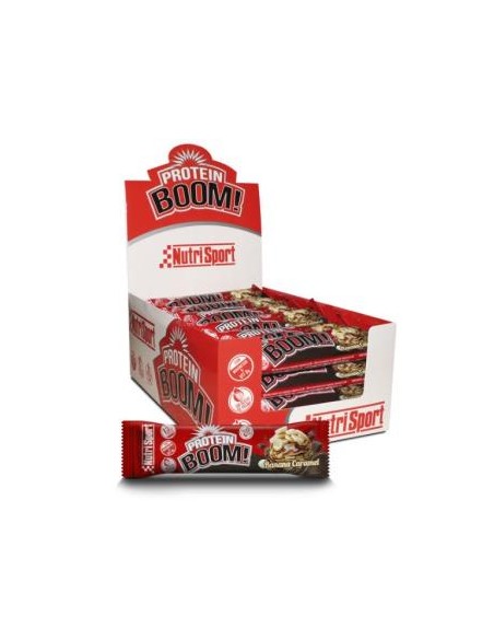 Protein Boom Banana Caramel 24Uds de Nutrisport