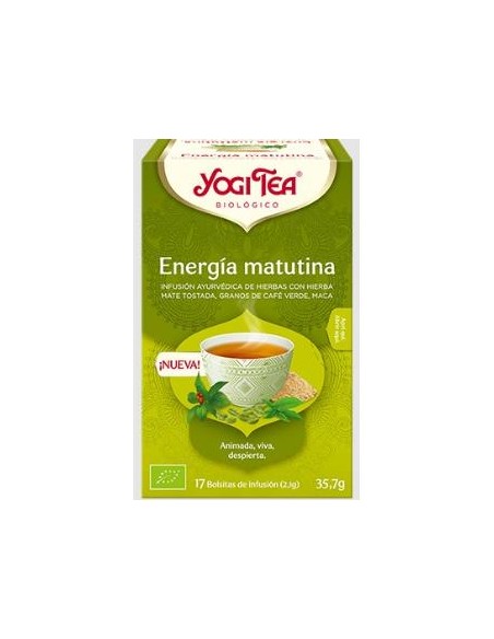Yogi Tea Energia Matutina 17Infusiones Bio de Yogi Tea