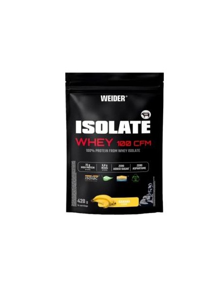 Weider Isolate Whey 100 Cfm Banana 420Gr. de Weider
