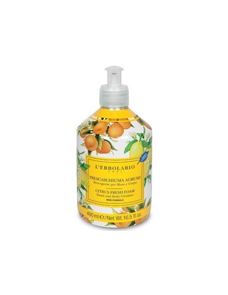 Frescaespuma Citrus Detergente Manos Y Cuerpo Edicion Limita de L´Erbolario