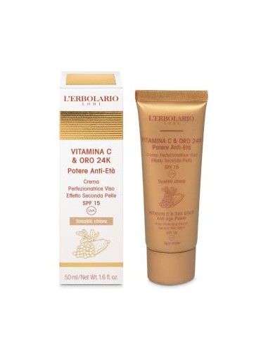 Vitaminac-Oro Crema Seguna Piel Tono Claro 50 Ml de L´Erbolario