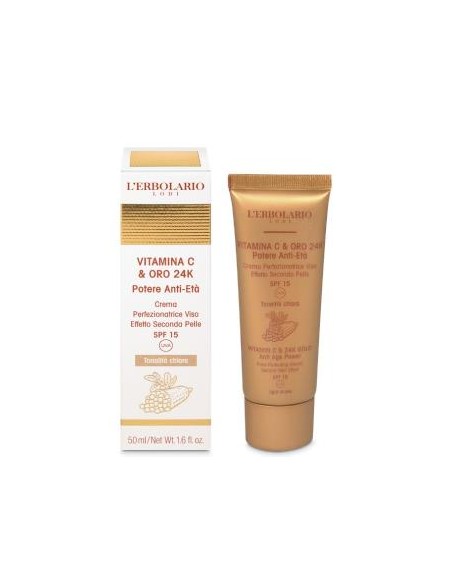Vitaminac-Oro Crema Seguna Piel Tono Claro 50 Ml de L´Erbolario