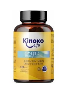 Omega 3 2000 Mg  500/250 Epa/Dha Fish Oil 120 Cap. de Kinoko Life