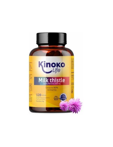 Milk Thistle 600 Mg (Cardo Mariano) 120 Cap. de Kinoko Life