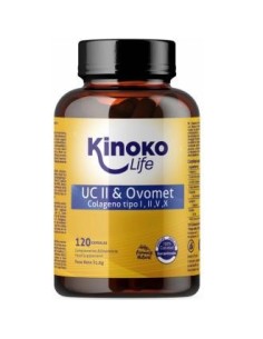 Colageno Uc-Ii & Ovomet Colageno 120 Cap. de Kinoko Life