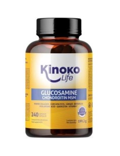 Glucosamina Condroitina Con Msm 240 Cap. de Kinoko Life