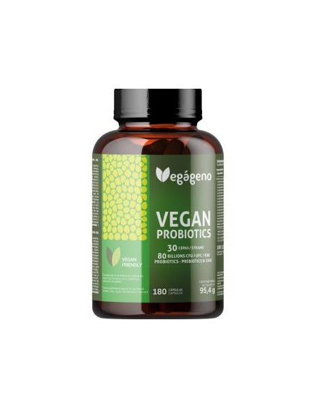 Vegan Probiotic 80 Billions Ufc 180 Cap. de Vegageno