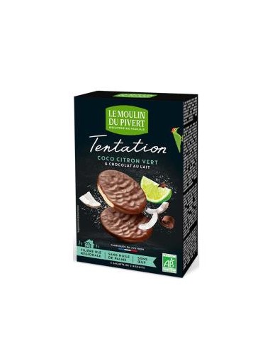 Galletas Tentacion Coco Lima 110 Gr Bio de Le Moulin De Pivert