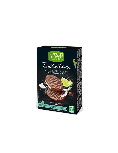 Galletas Tentacion Coco Lima 110 Gr Bio de Le Moulin De Pivert
