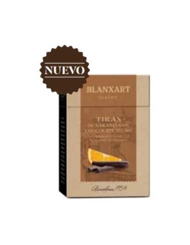 Tiras Naranja Confitada Con Chocolate Negro 100 Gr. de Blanxart