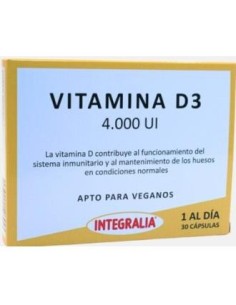 Vitamina D3 4000 Ui 30 Cp. de Integralia