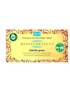 Mediterraneus Champu-Acondicionador Solido Cabello Graso 55 de Mundonatural