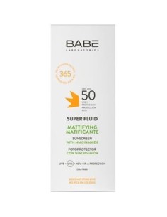 Super Fluid Fotoprotector Matificante Spf50 50 Ml. de Babe