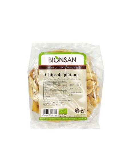 Chips Platano 100 Gr. de Bionsan