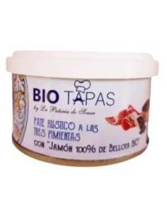Pate Bio Tres Pimientas-Jamon Bellota 100% 100Gr. de Bio Tapas