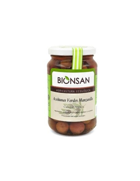 Aceituna Verde Manzanilla Proximidad 200 Gr. Eco de Bionsan