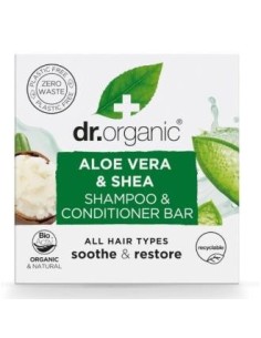Champu-Acondicionador Solido Aloe-Karite 75 Gr. de Dr. Organic