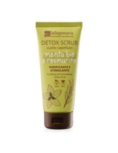 Detox Exfoliante Cuero Cabelludo  Menta-Romero 100 Ml. de La Saponaria