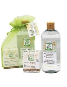 Cuidado Facail Antiedad Argan Bolsa Regalo de So´Bio Etic