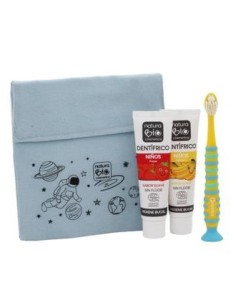 Desayuno Higiene Bucal Niños Bolsa Azul de Naturabio Cosmetics