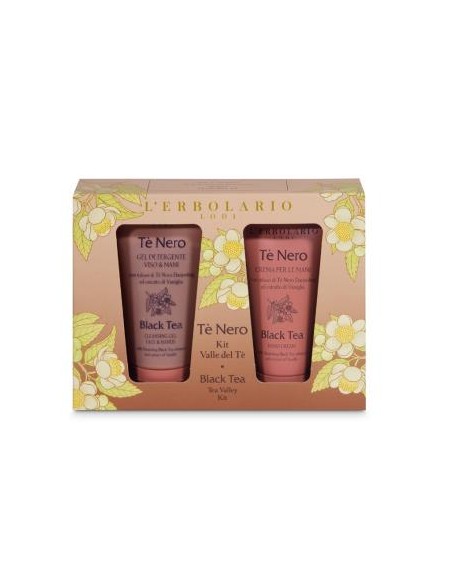 Te Negro Detergente Manos+Crema Corp- Manos Box 270+250 Ml. de L´Erbolario