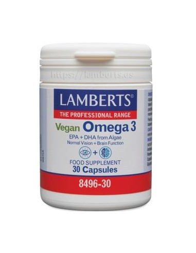 Omega 3 Vegano 30 Cap. de Lamberts