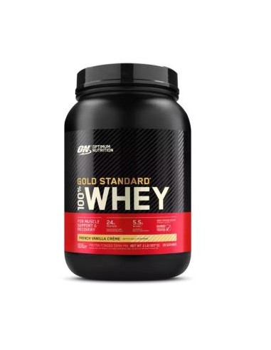 On 100% Whey Gold Stand French Vanilla Creme 900Gr de Optimum Nutrition