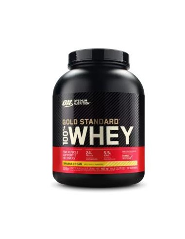 On 100% Whey Gold Standard Banana Cream 2280Gr de Optimum Nutrition