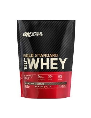 On 100% Whey Gold Standard Double Rich Choco 465Gr de Optimum Nutrition