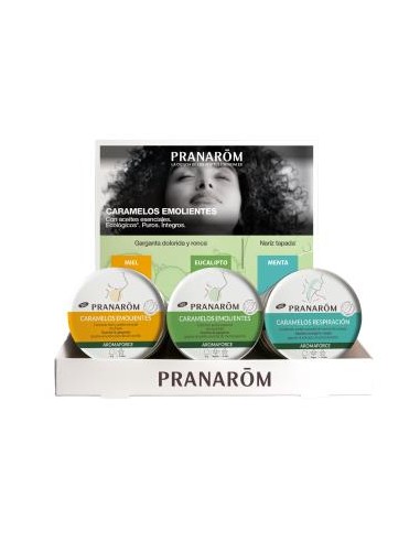 Aromaforce Caramelos Emolientes Miel Eucalipto Menta 18 Uds. de Pranarom P.Acabado