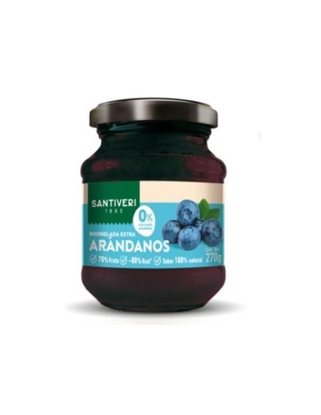 Mermelada Extra De Arandanos 0% Azucares 270Gr. de Santiveri