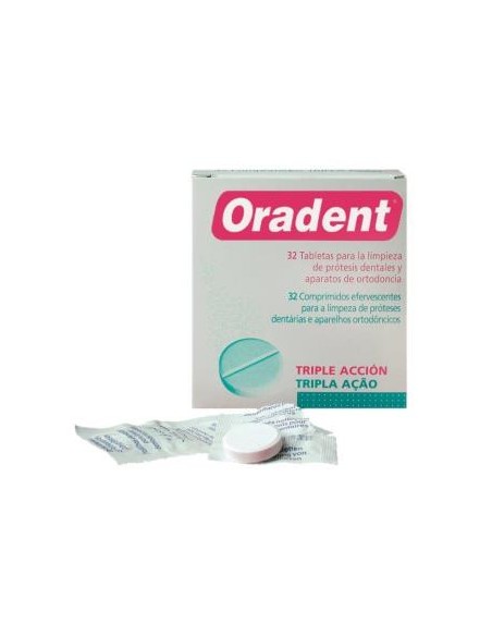 Foradent Tableta De Limpieza Para Protesis 30Ud. de Oradent