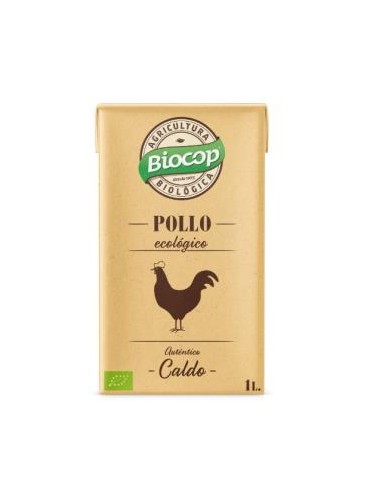 Caldo De Pollo Autentico Tetrabrick 1Lt Bio de Biocop
