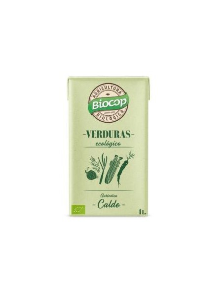 Caldo De Verduras Autentico  Tetrabrick 1Lt Bio de Biocop