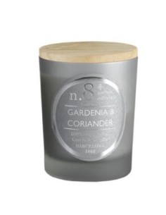 Vela Vaso Perf8 Gardenia-Coriander 7,5X9Cm 1Ud. de Cerabella