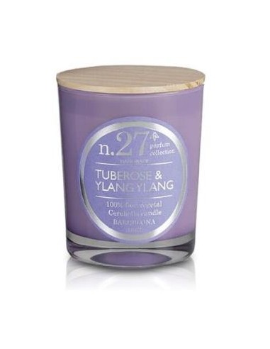 Vela Vaso Perf27 Tuberose-Ylang Ylan 7,5X9Cm 1Ud. de Cerabella