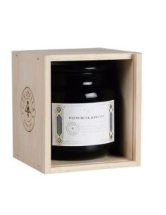 Vela Tarro Apotemp White Musk-Peony+Caja 9,5X11Cm de Cerabella