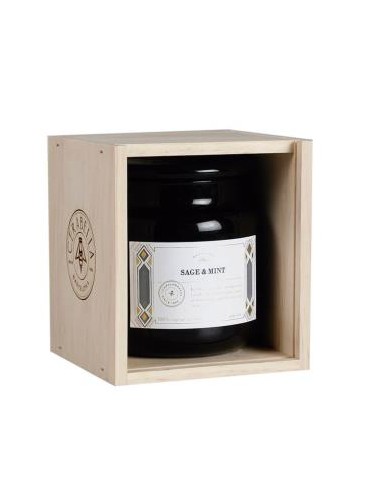 Vela Tarro Apotesm Sage-Mint+Caja 9,5X11Cm 1Ud de Cerabella