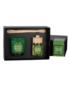 Setperf1 Vela+Mikado Grey-Bergamote 23X16,6X8,3Cm. de Cerabella