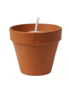 Vela Tiesto Terracota Test4 11,5X10Cm. de Cerabella