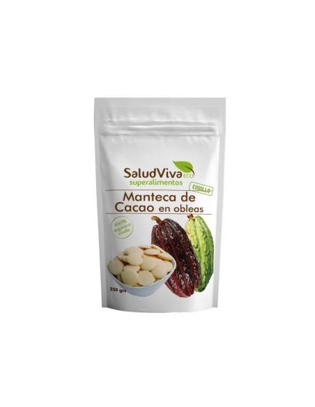 Manteca De Cacao En Obleas 250Gr. Bio Sg S/A Vegan de Salud Viva