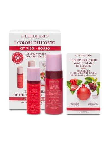 Colores Del Huerto Kit Cara Rojo - Mouse 100 Ml+Crema 50Ml + de L´Erbolario