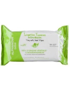 Toallitas Extra Suaves Bebe  60Uds. Bio de Alphanova