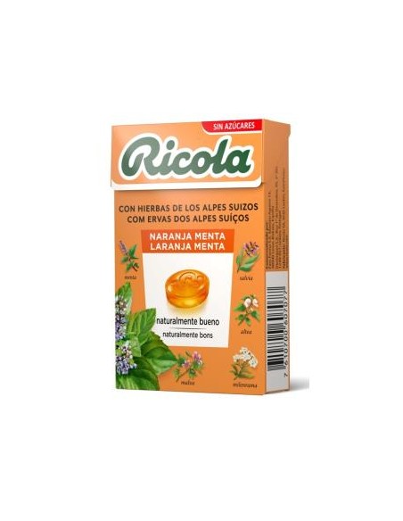 Ricola Caramelos Naranja 50Gr. S/A de Ricola