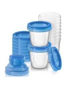 Set Recipientes Leche Materna 180Ml 10Ud Scf618/10 de Avent