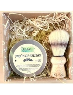 Pack Afeitado Jabon+Brocha de Kijani