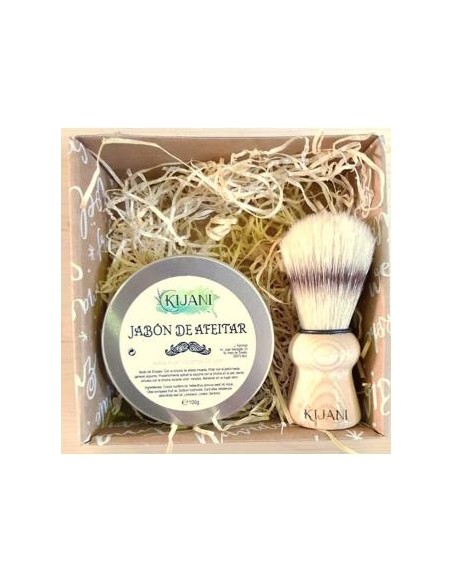Pack Afeitado Jabon+Brocha de Kijani
