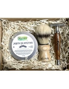 Pack Afeitado Con Maquinilla de Kijani